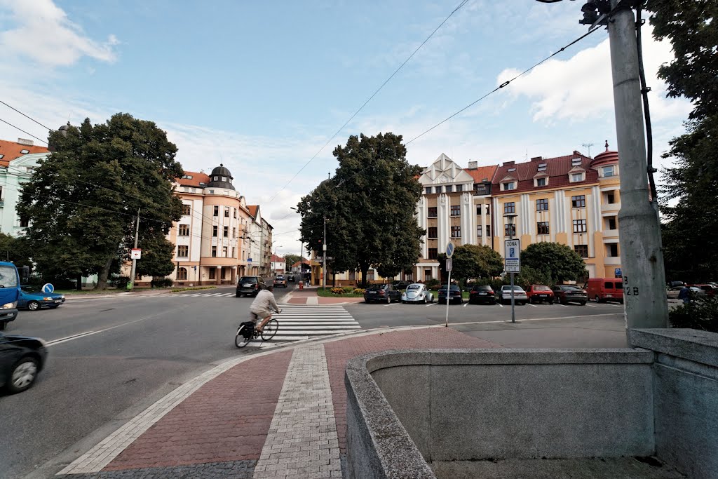 Pardubice - Bubeníkova - View East by txllxt