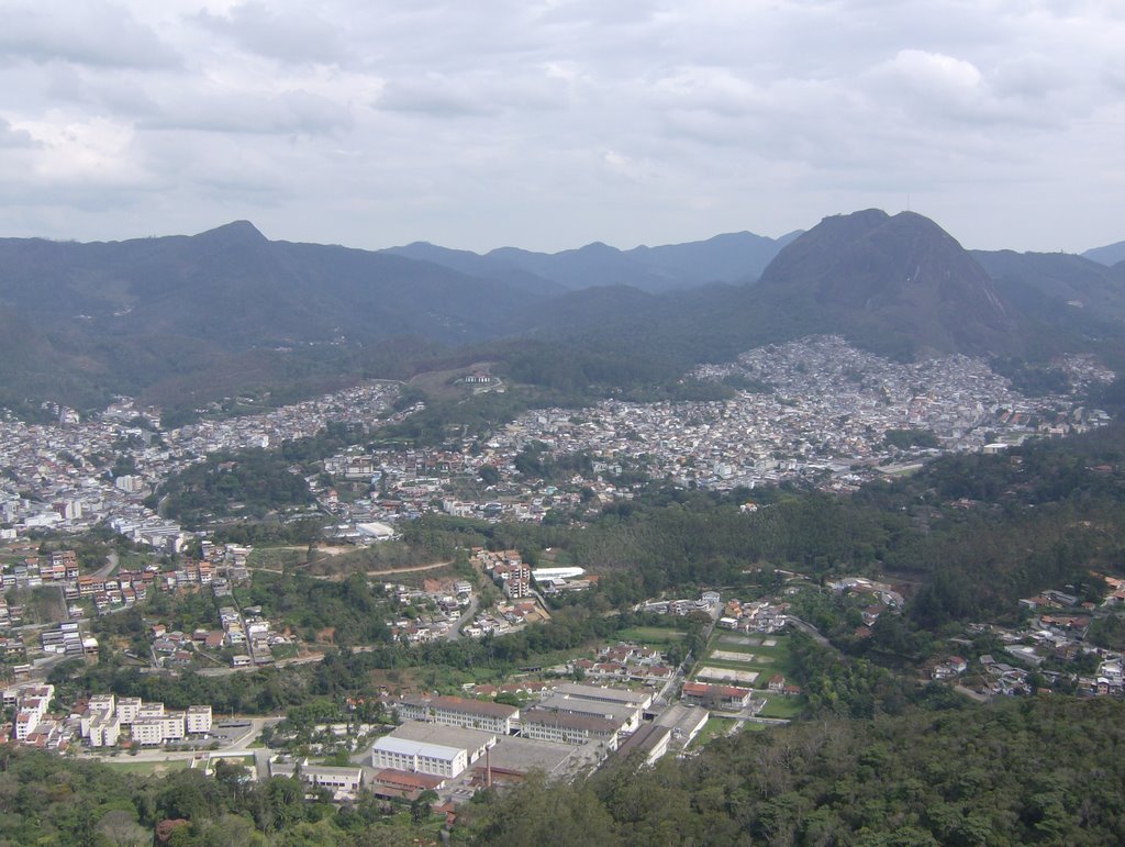 Vista aérea do bairro de Olaria. Foto Osmar de Castro by Acervo Digital Castr…