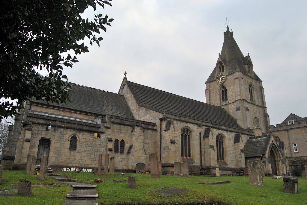 Mansfield Woodhouse, St Edmund King and Martyr NE aspect by ♫ Russ Hamer