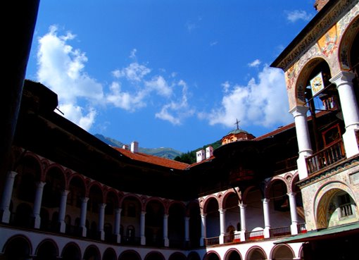 The Rila Monastery by Bojidar Hinkov