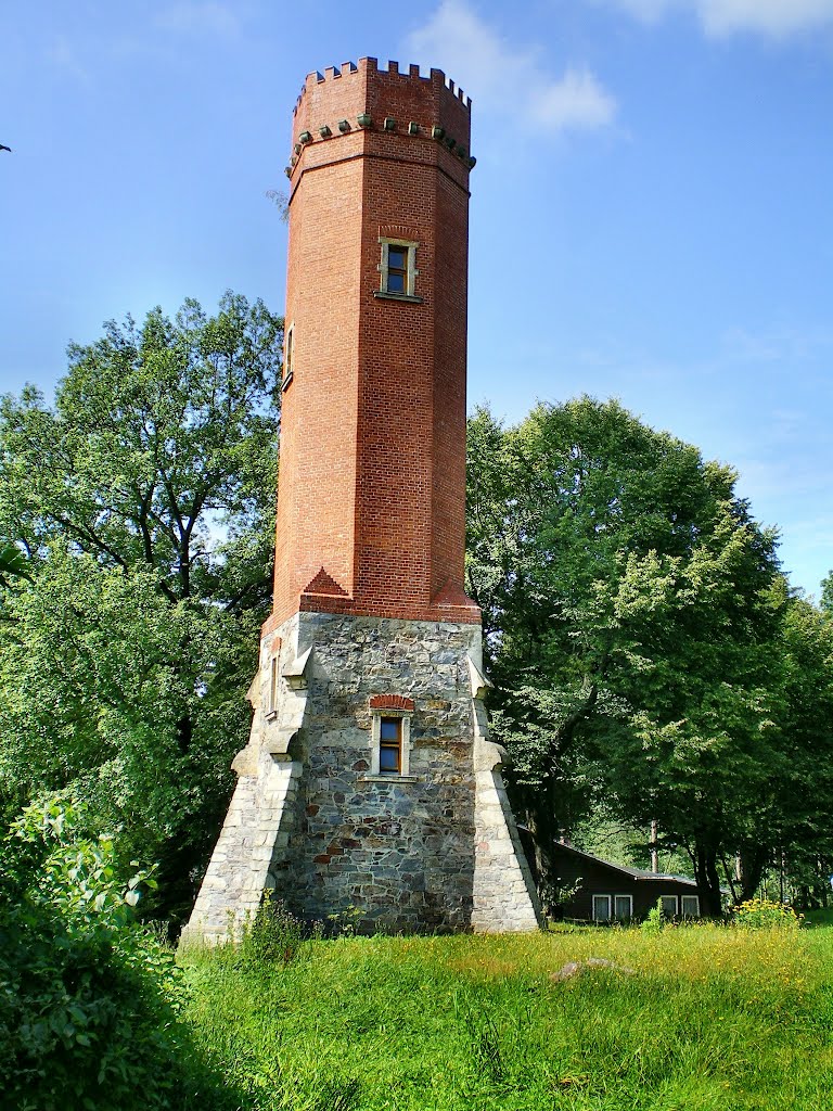 Der Turm auf dem Keilberg by Gunter Silla