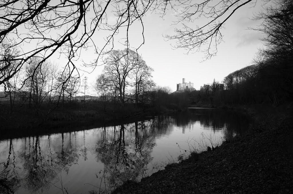 River Coquet and Warkworth Castle, Northumberland by Graham Turnbull