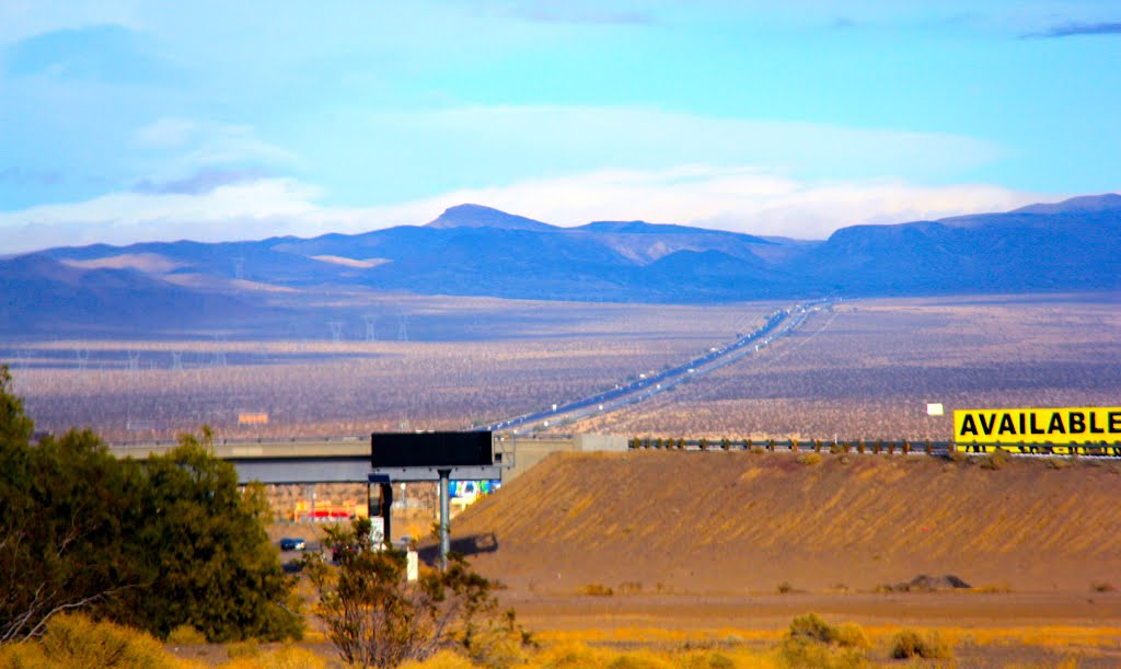 The big 18 mile hill, Mojave, CA by MICHAEL  JIROCH  &  www.michaeljiroch.com