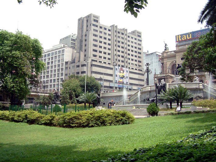 Jardins do Theatro Municipal by chico saragiotto