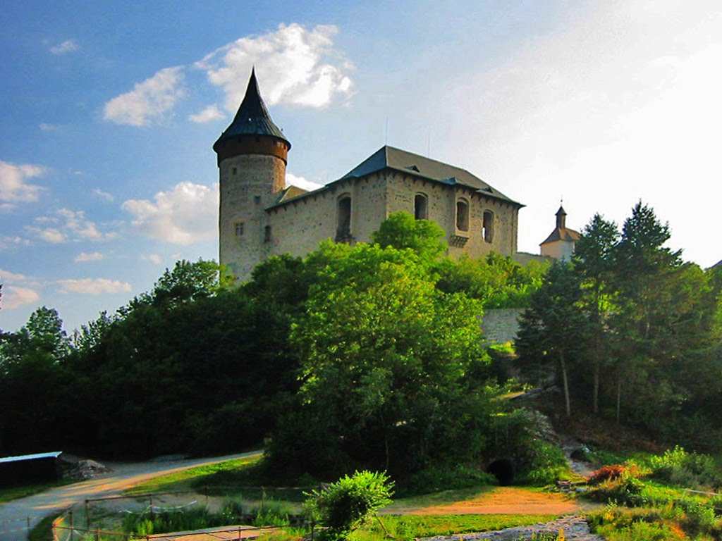 Castle in Hradec Kralove Czech Republic by eva lewitus