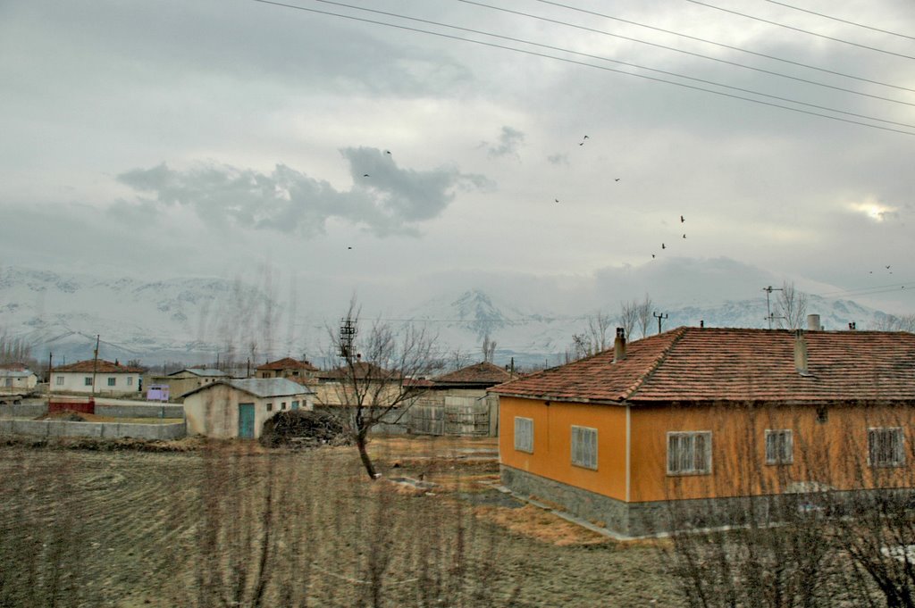 Mercan Mountains and Altinbasak Village, Erzincan by Seref Halicioglu