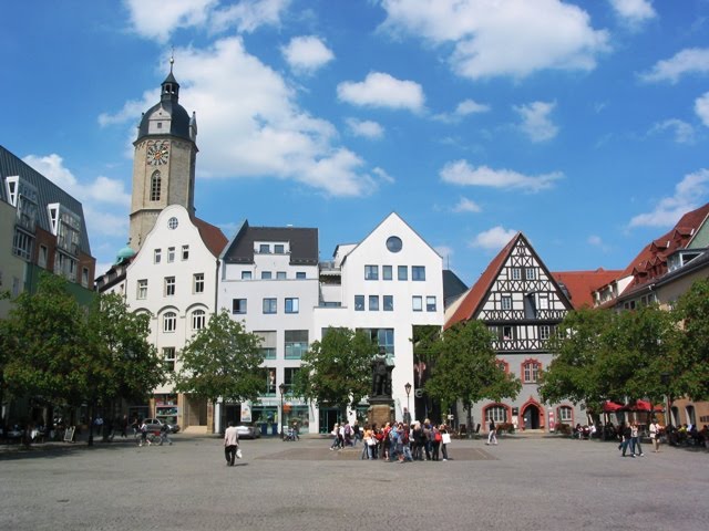 Jena-Markt Nordseite by Klaus Bechmann