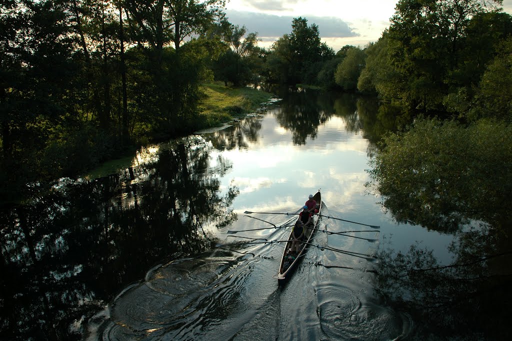 Die Spree bei Erkner by Willi Günter Glietsch