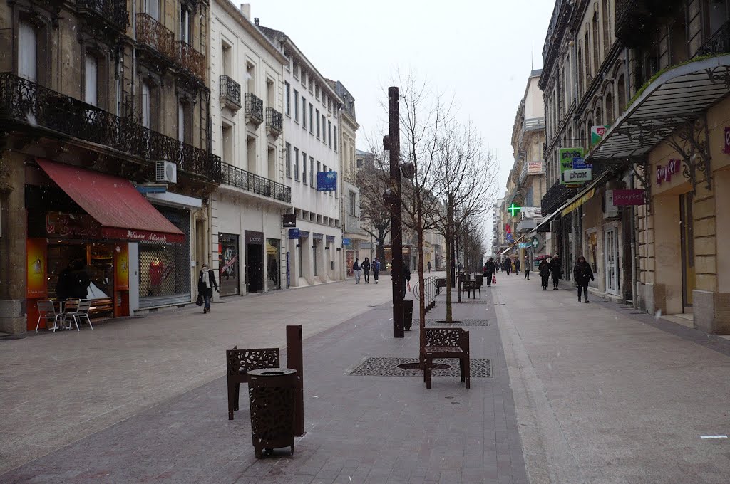 Boulevard piétonnier, Agen - 2-02-2012 by nicolapin