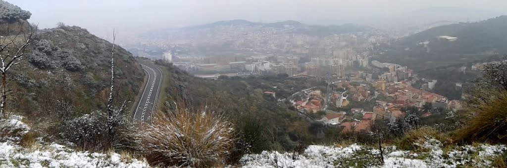 PANORÁMICA de Barcelona desde la carretera de l'Arrabassada by >>päntarheî<<