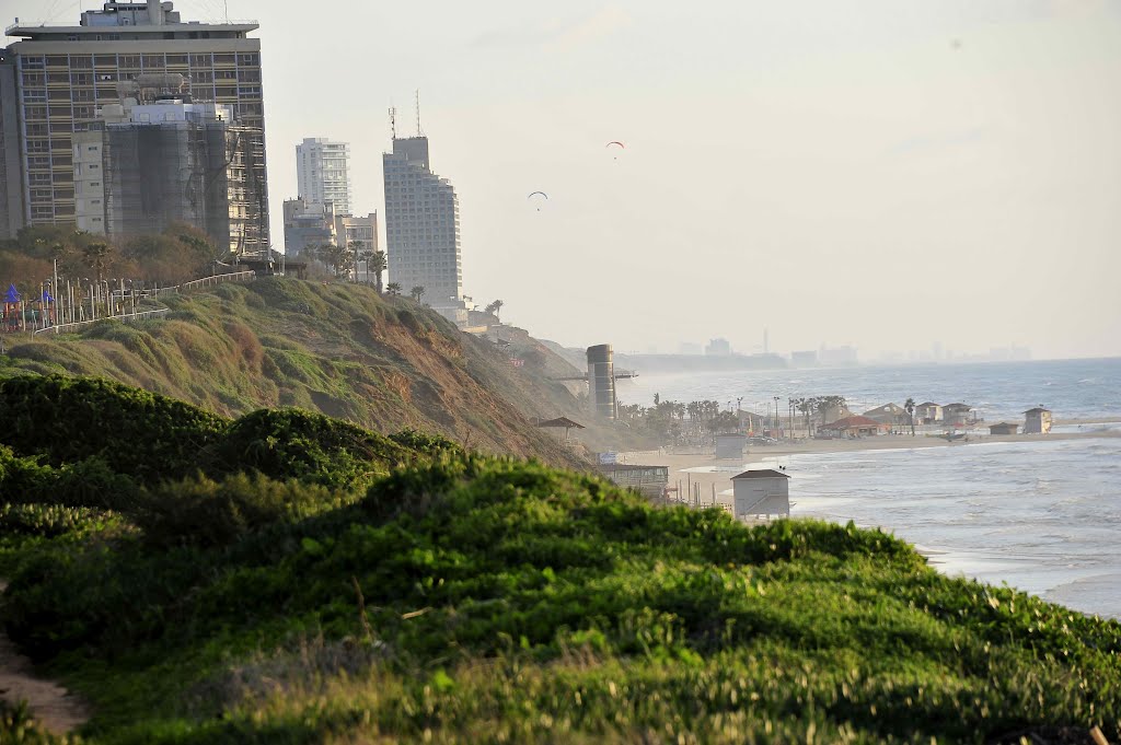 Israel, Netanya on the mediterranean coast by A. Yaniv