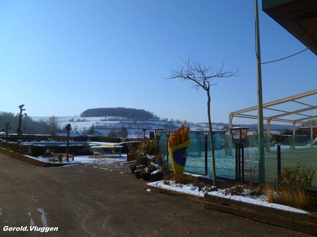 Camping de Bron met zicht op de Sousberg...Feb. 2012 by Gerold Vluggen