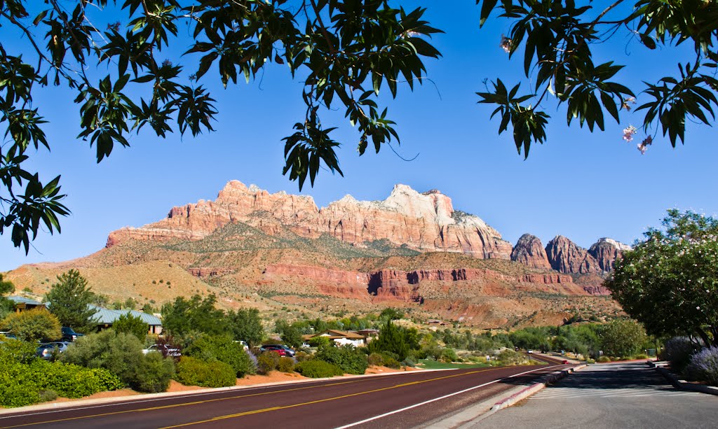 Đường Vào Zion National Park, UT by Hoàng Khai Nhan