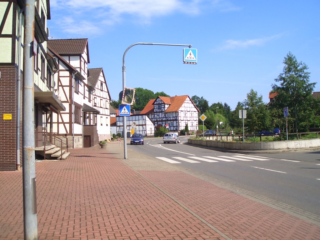 View from Hostel "Gasthof Rode", Lohfelden by mcgruebner