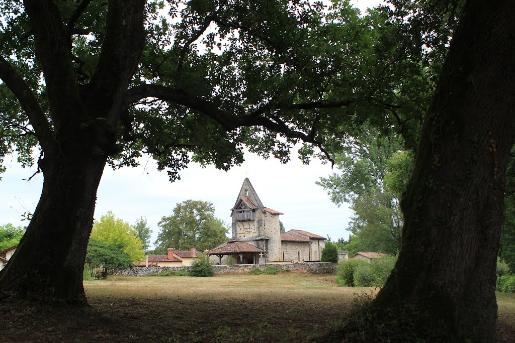 Belhade - l'église by jimmyleva