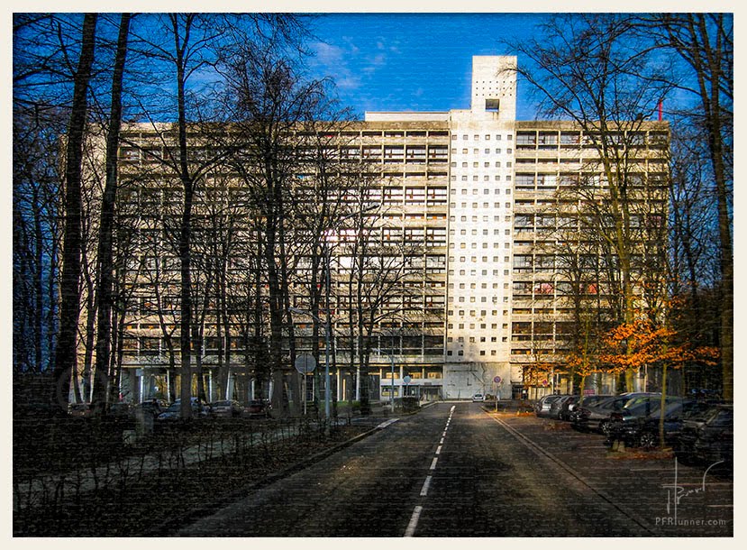 Cité radieuse de Briey par Le Corbusier, architecte. by PFRunner Photographer