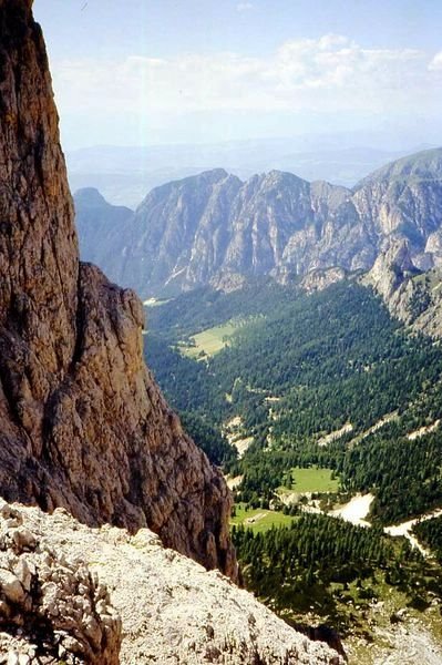 Panorama dalle Torri del Vajolet - passo Satner - verso San Cipriano by ▬  Mauro Antonini ▬