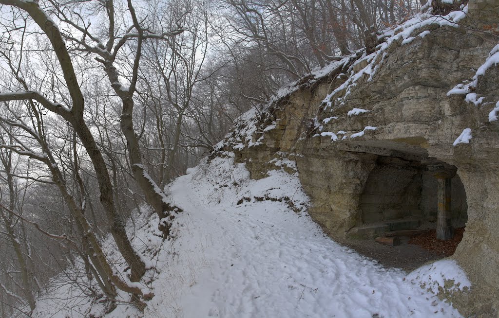 Höhle am Weg Bismarckturm - Schulpforte [2012] by Ralf-Rainer Hoffmann