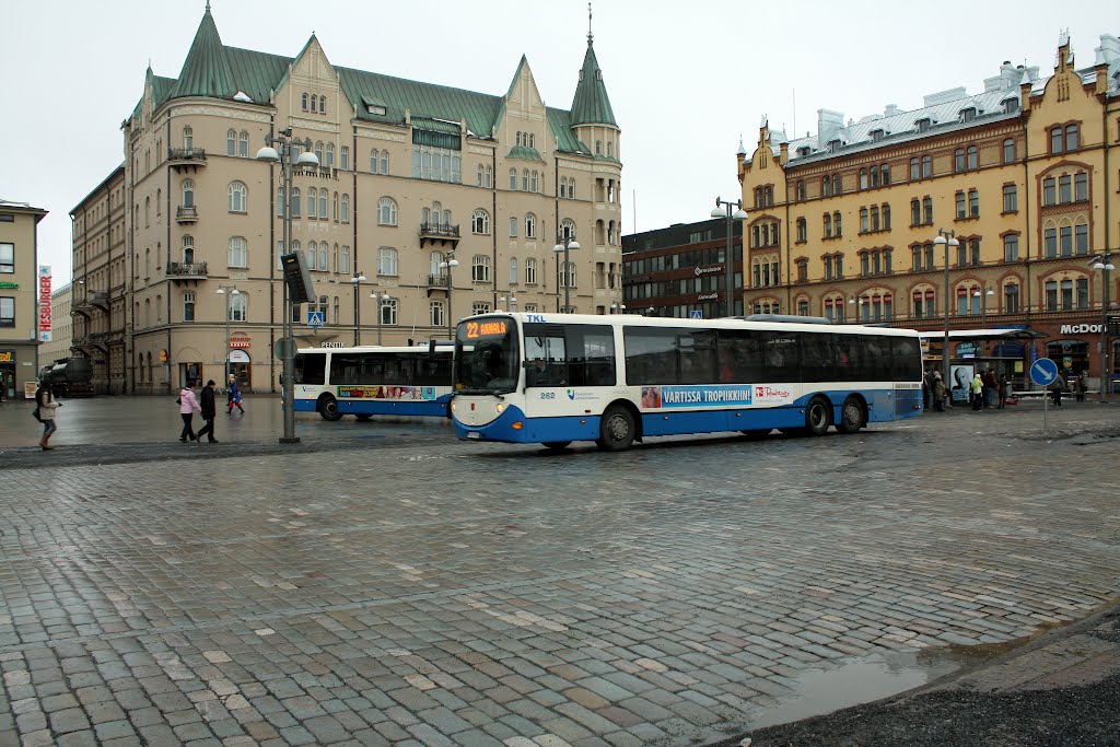 Koskipuisto, Hämeenkatu, Central Bus Stop by M Günaydın