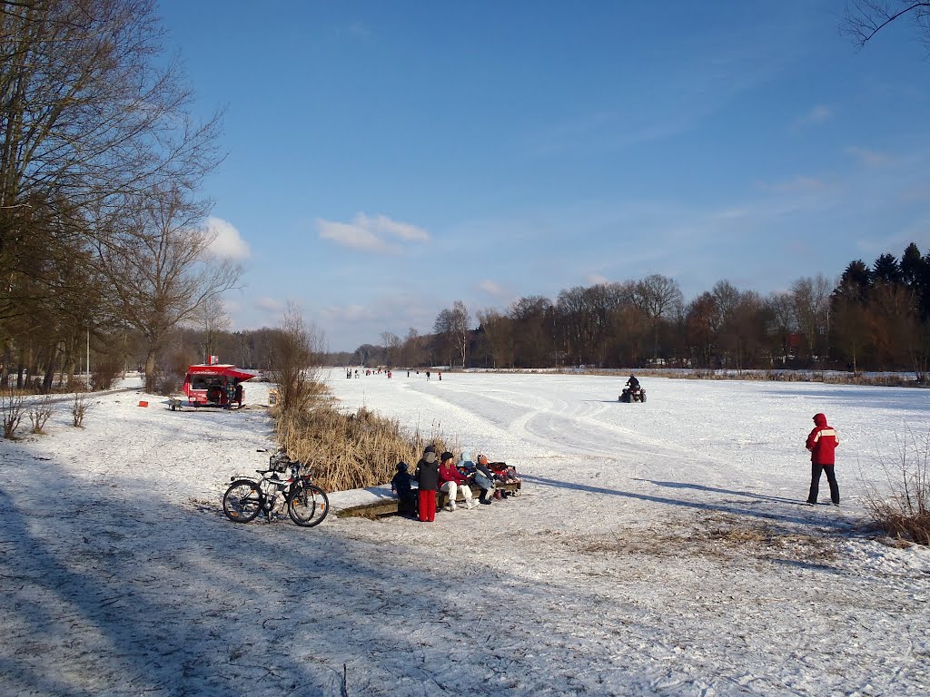 Müden/Örtze Wintervergnügen auf dem Heidesee by dirkmueden