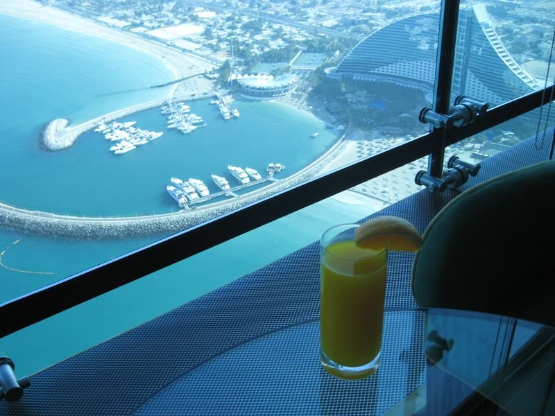 Top view from Burj Al Arab by Bram Brinkman