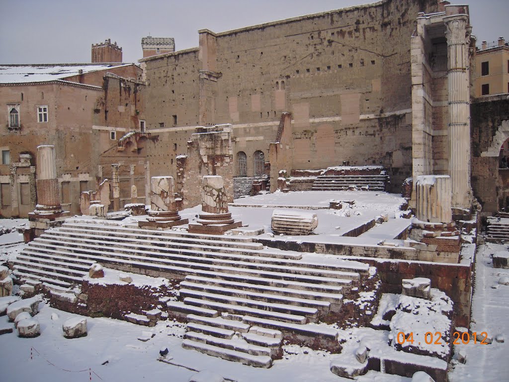 SNOW IN ROME,I FORI IMPERIALI by chiaradifrancesco