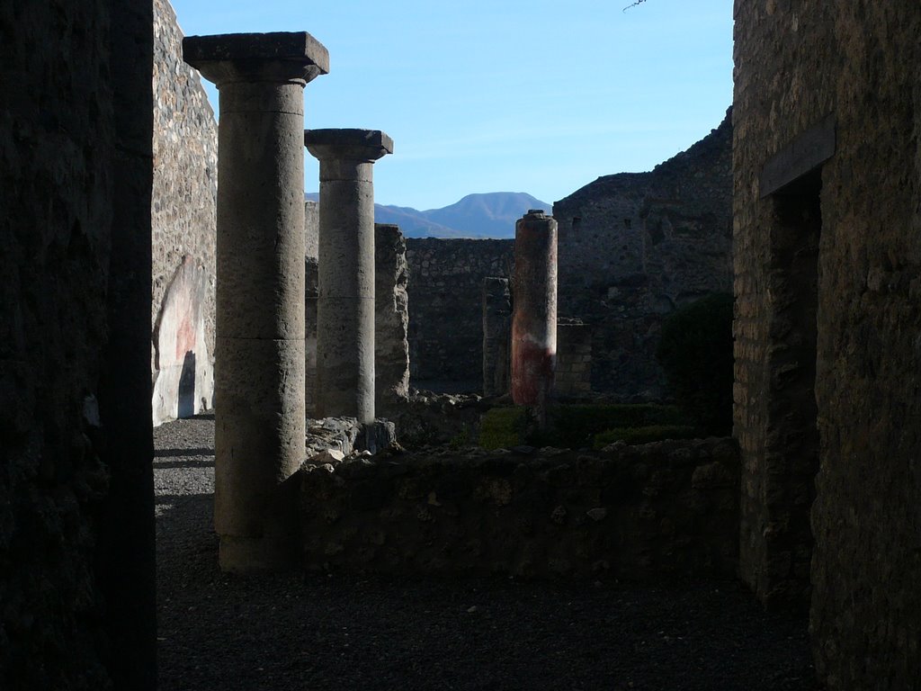 Columns toward Vesuvius by shane_wallace