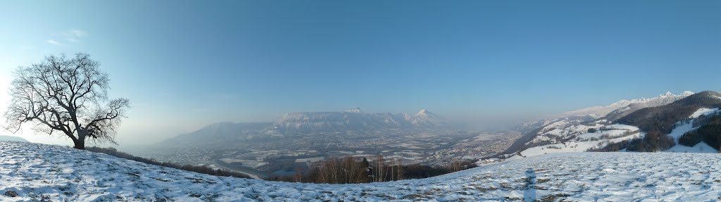 Panorama from le vieux chene - Winter Edition by Simone Gasparini