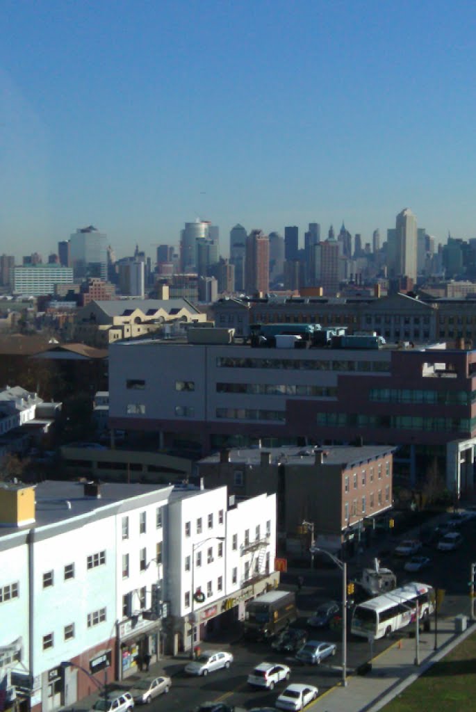 New York Skyline from Jersey City by Chuck Milani