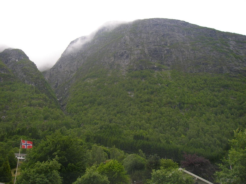 300 meter cliff above Loen, Norway by corneliusrags