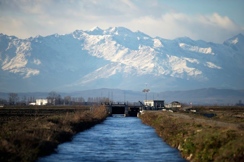 Naviletto di Asigliano e Alpi innevate by spin360