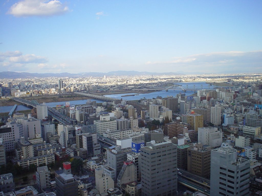 Osaka view Hankyu International Hotel by sonotune