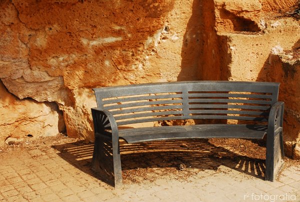 Rocky Bench ~ Porto Cristo, Mallorca, Spain by Rafael (Retrocool)