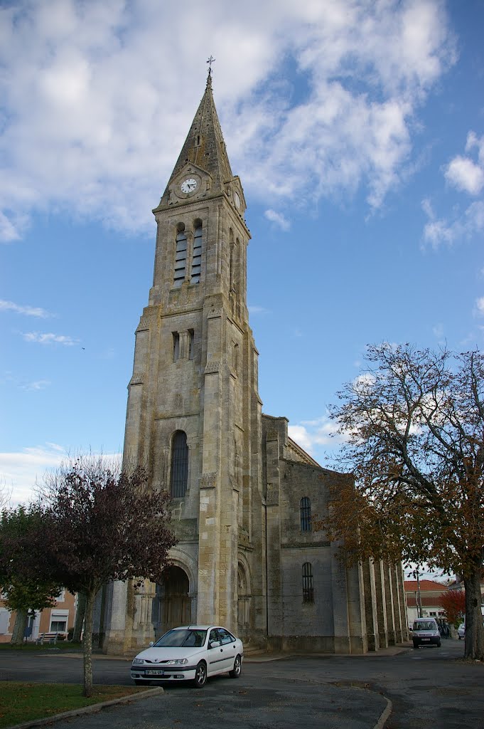 Église Paroissiale Notre Dame à Valeyrac by Jean-Paul Dominique BERTIN