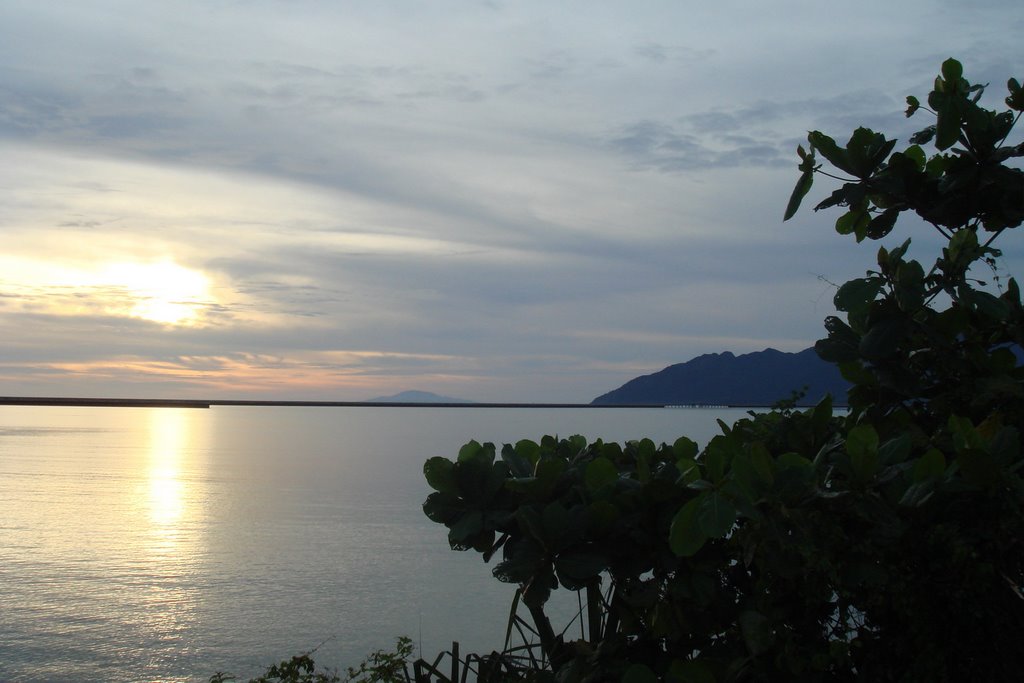 LANGKAWI beach near airport sunset by ygtan