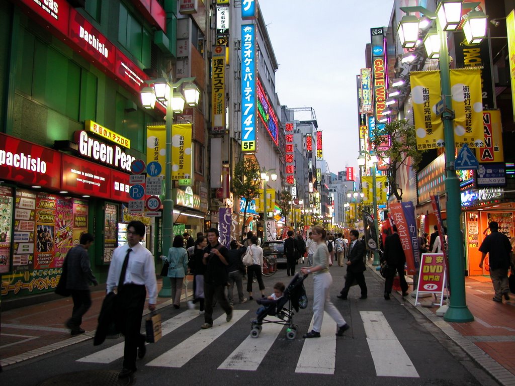 Downtown Shinjuku by Peterjohnde