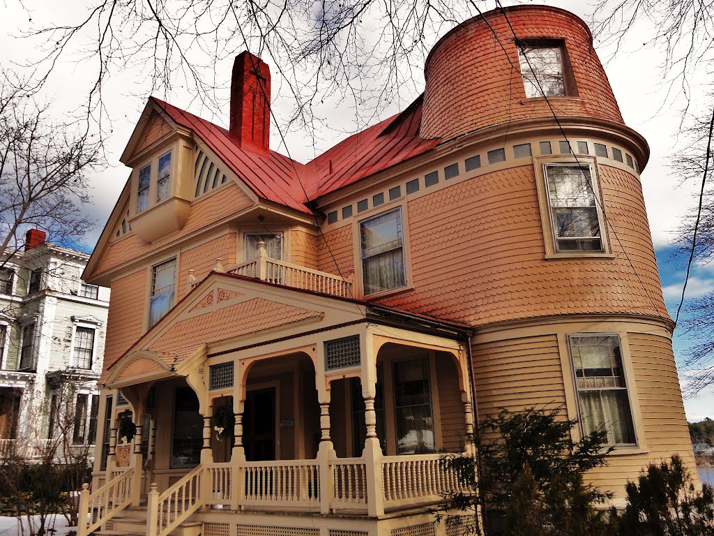 1883 Samuel S Sewall House, George D Rand Architect; Bath Maine by Taoab