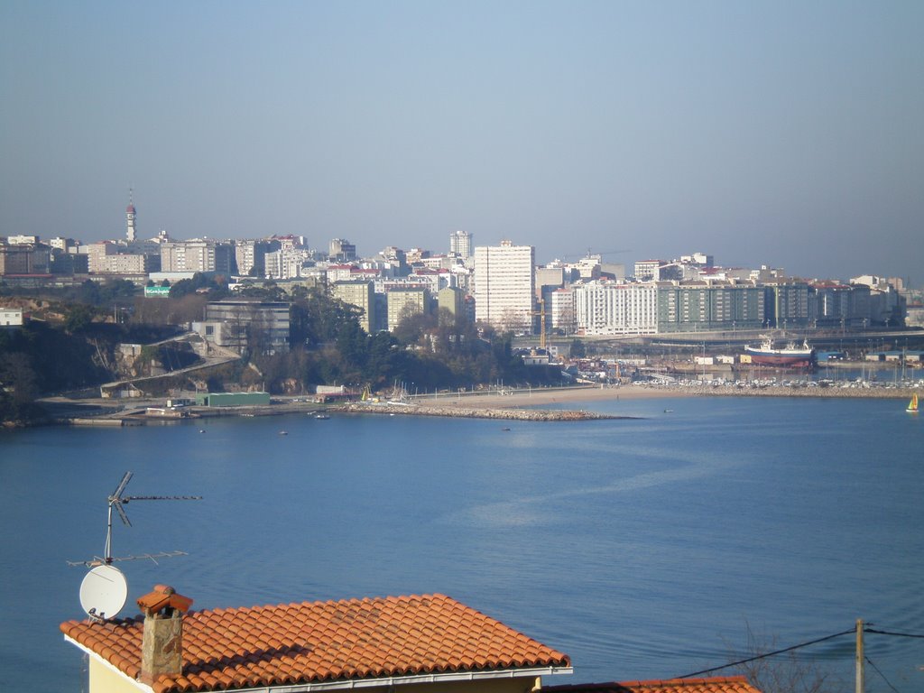 A Coruña desde alto de Sta.Cristina3 by Turkito