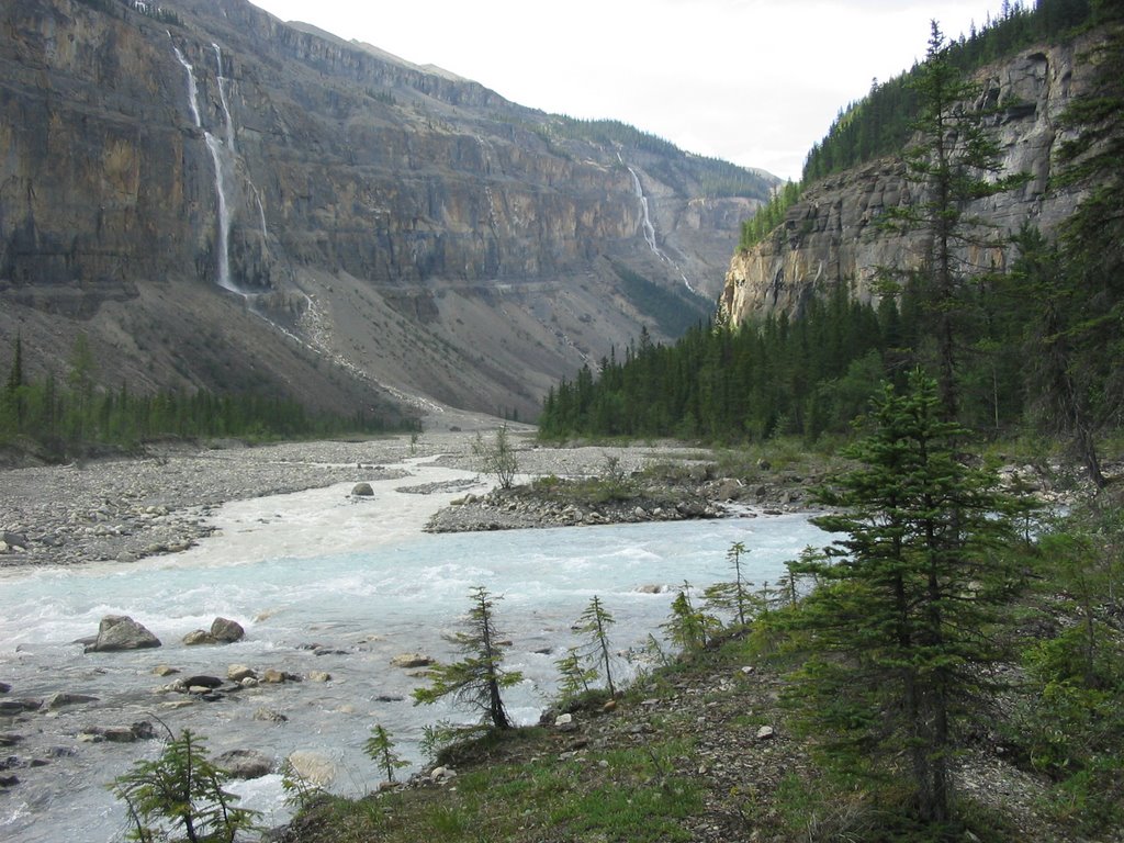 Valley of a Thousand Fall, Mount Robson, BC, Canada by James Peters