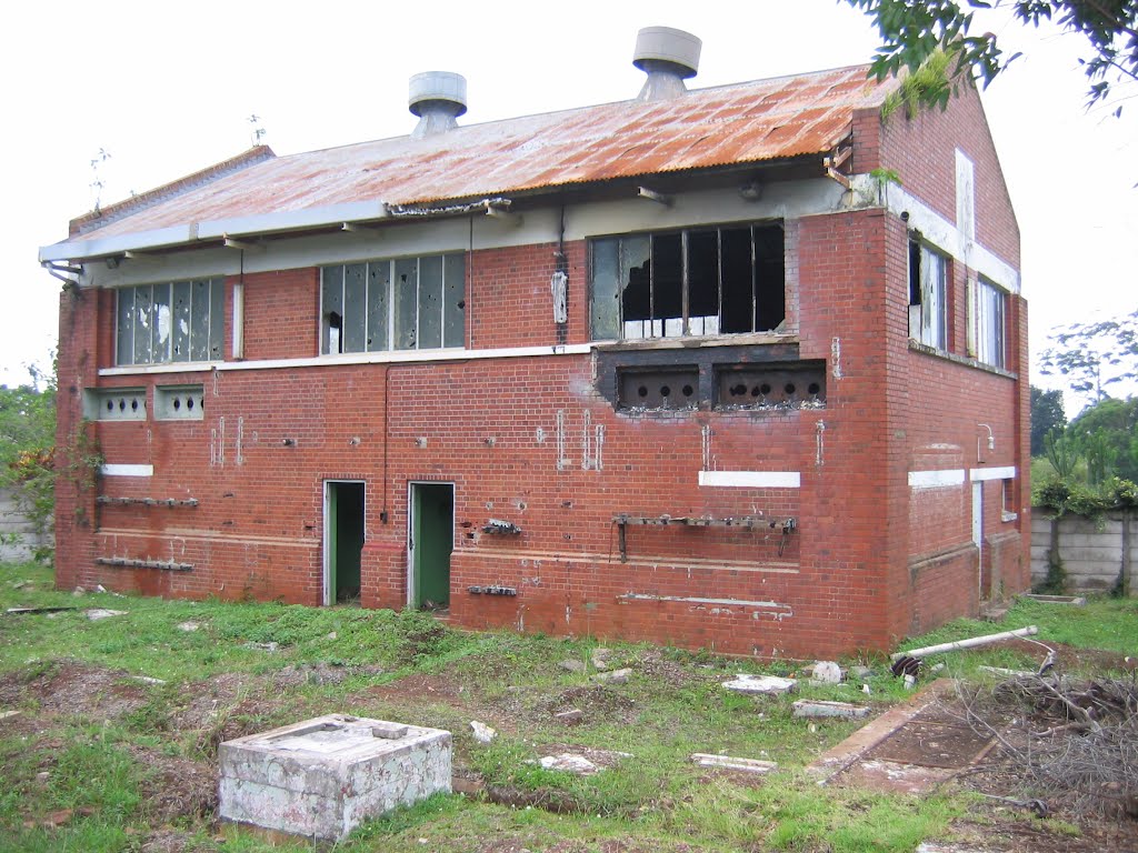 Dilapidated Electric Substation by John A Forbes