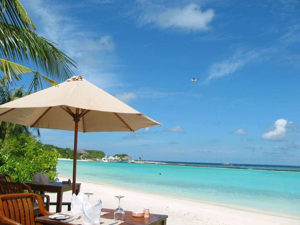 Snack Bar, Full Moon Resort, Maldives by Mark Poley