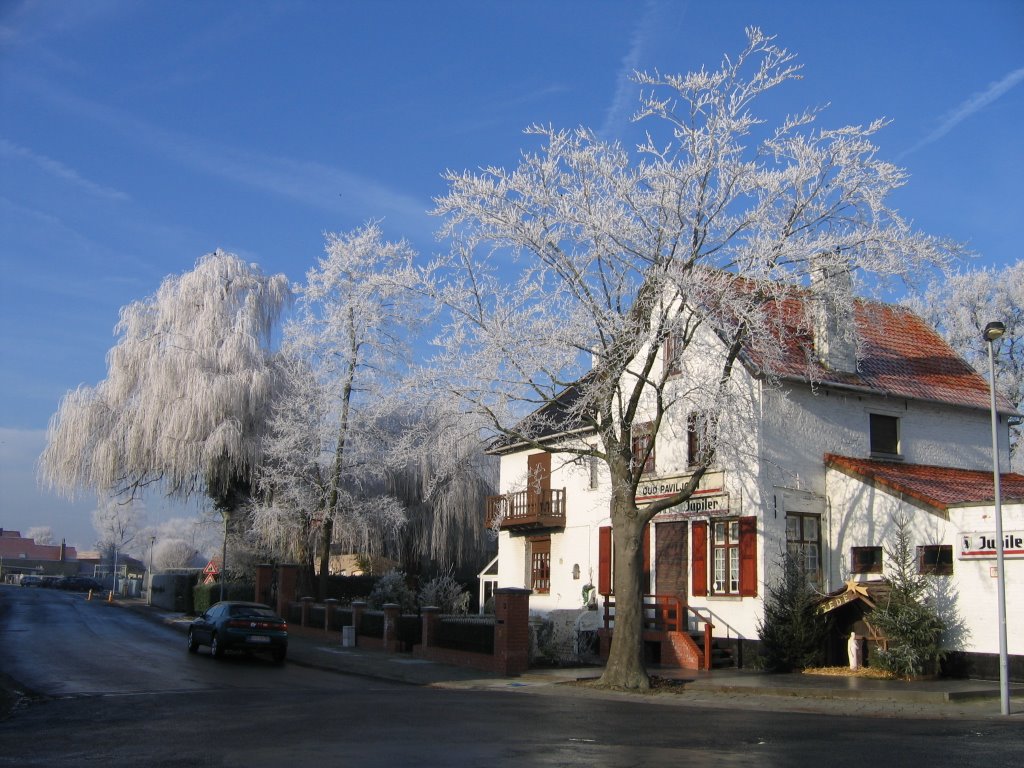 Diksmuide - Mandelwijk in Kerstsfeer by albertoke