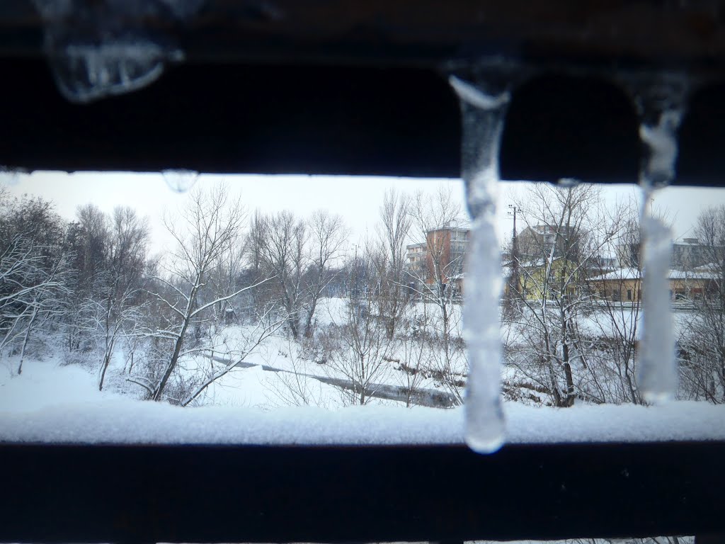 Ponte Rosso ...neve e ghiaccio ! by LOS DIEGUEZ