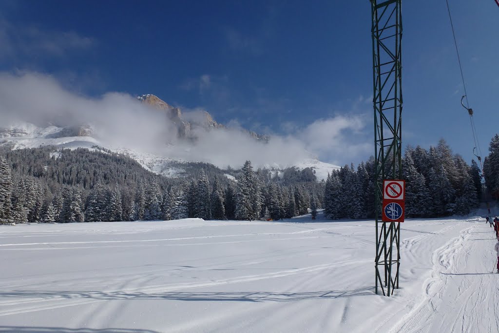 Carezza view from ski lift Franzin (407) by Almondox