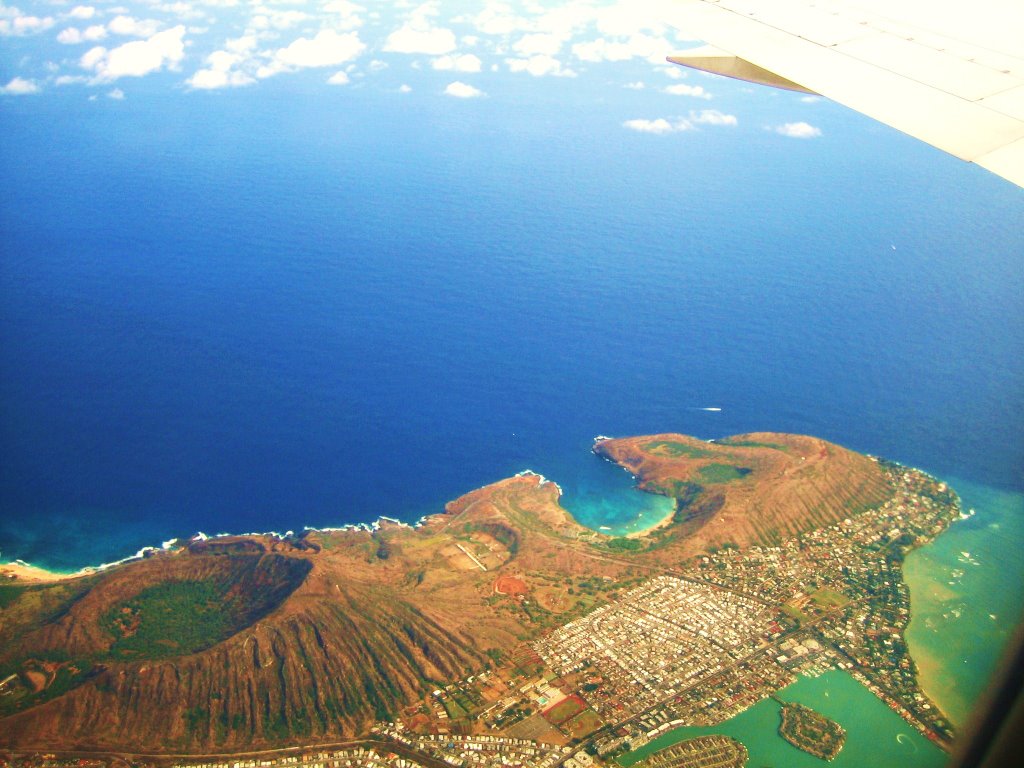 Hanauma Bay,From Tha Aiplane by Marize Almeida