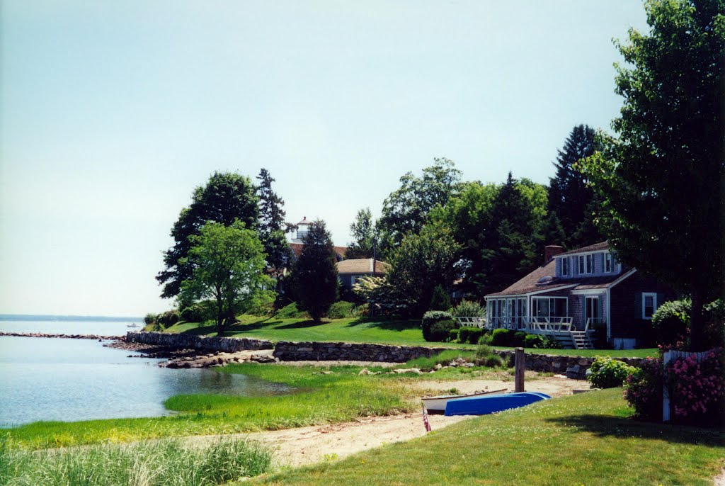 Poplar Point Light Station (now a Private Residence) at Wickford, RI by Scotch Canadian