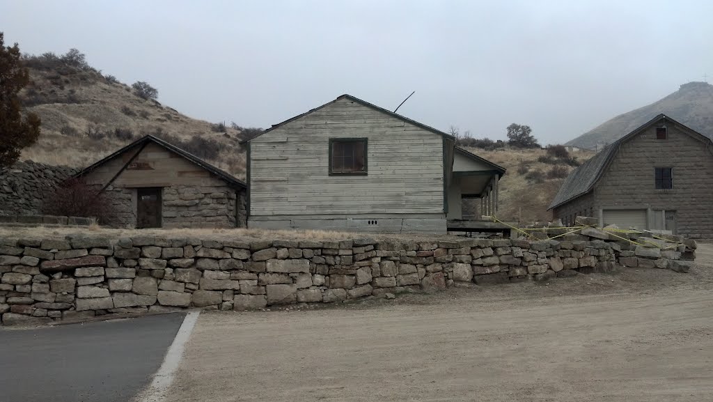 Small Outbuildings & Cannery 1930s by briggsb1