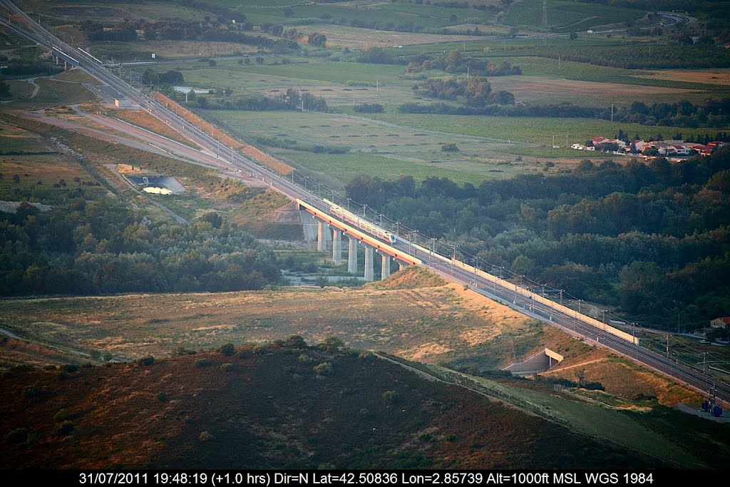 France - Le Boulou - Le TGV Perpignan Figueres by Pierre Marc