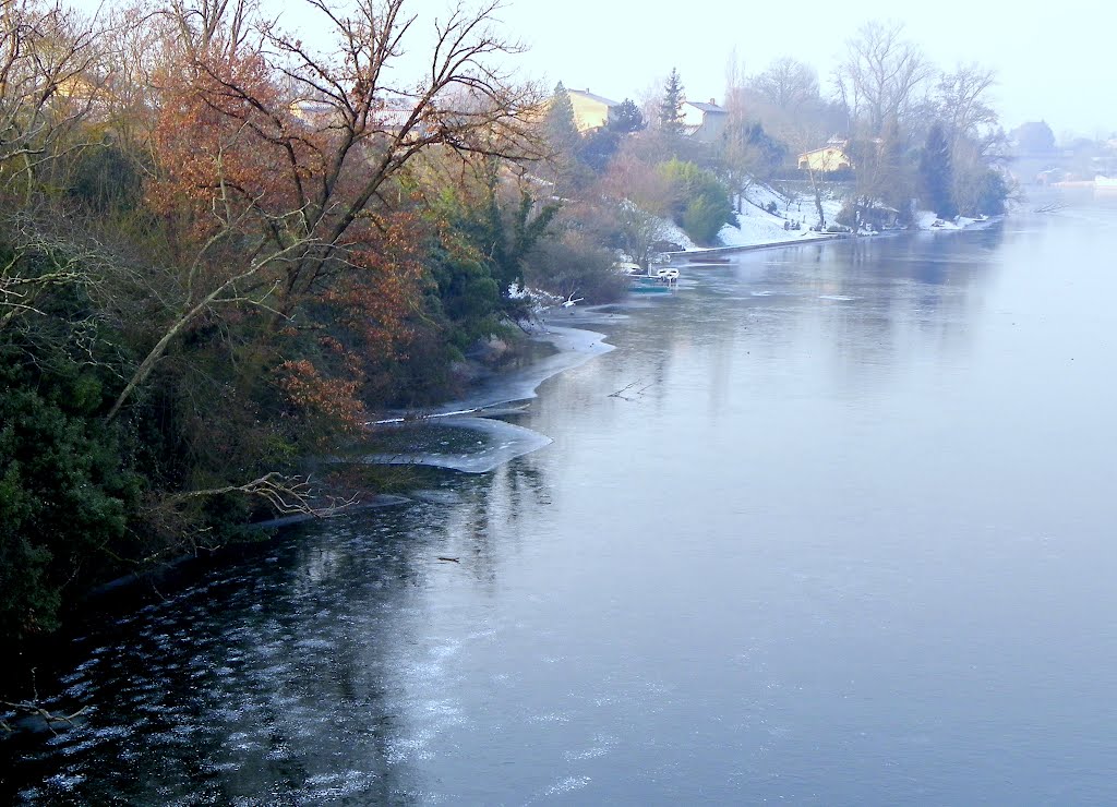 Le Tarn se gêle à MARSSAC. by Jean THIERS