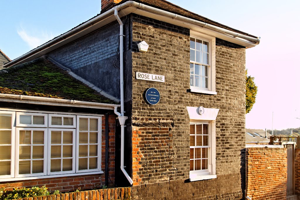 Miss Marple (Joan Hickson OBE) lived here in Rose Lane, Wivenhoe, Essex, Nov 2011 by keithb